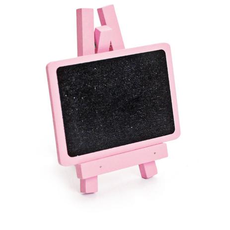 3 Mini Cavaletes com Lousa Rosa Decoração Festas - Cromus Menor preço em 3 Mini Cavaletes com Lousa Rosa Decoração Festas - Cromus