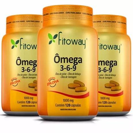 3 Omega 3-6-9 - Peixe + Linhaça + Borragem 1000mg 360 Cáp - Fotoway é ruim? 3 Omega 3-6-9 - Peixe + Linhaça + Borragem 1000mg 360 Cáp - Fotoway é boa?