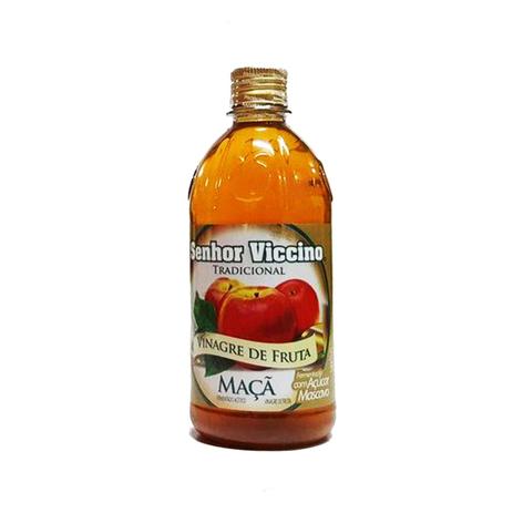 3 Vinagre de Frutas Maçã Senhor Viccino Mascavo 500 ml cada Menor preço em 3 Vinagre de Frutas Maçã Senhor Viccino Mascavo 500 ml cada