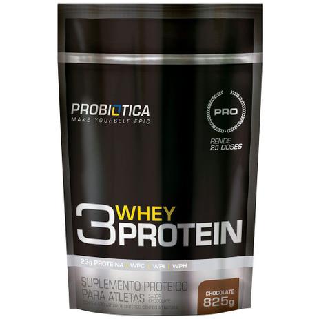 3 Whey Protein 825g Probiótica Menor preço em 3 Whey Protein 825g Probiótica