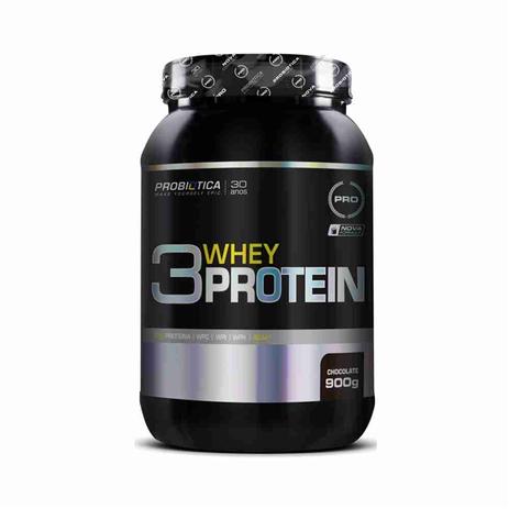 3 WHEY PROTEIN PROBIÓTICA 900g - CHOCOLATE é boa?