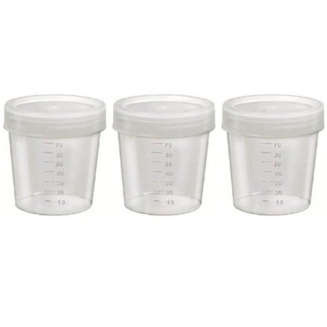 3b Coletor Universal Não Estéril S/ Caixa 80ml (Kit C/03) Menor preço em 3b Coletor Universal Não Estéril S/ Caixa 80ml (Kit C/03)
