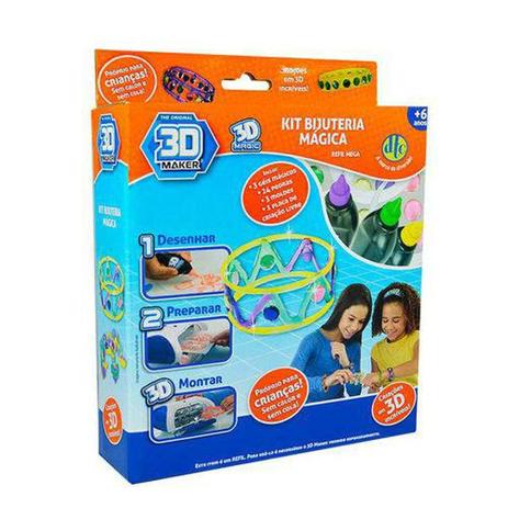 3D Maker Refil - Kit Bijuteria Mágica - DTC é ruim? 3D Maker Refil - Kit Bijuteria Mágica - DTC é boa?