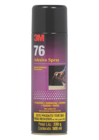 3M Adesivo 76 Spray 500 ml Menor preço em 3M Adesivo 76 Spray 500 ml