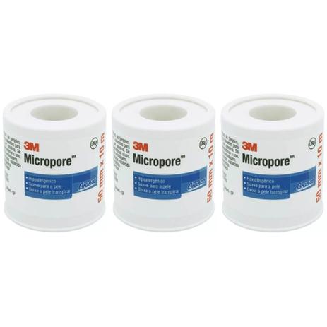 3m Micropore Hospitalar 50mmx10m (Kit C/03) é boa?