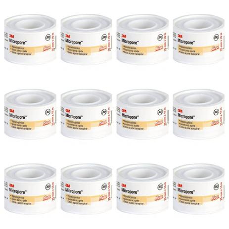 3m Micropore Hospitalar Bege 25mmx10m (Kit C/12) Menor preço em 3m Micropore Hospitalar Bege 25mmx10m (Kit C/12)