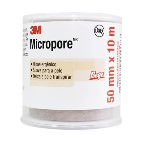 3m Micropore Hospitalar Bege 50mmx10m Menor preço em 3m Micropore Hospitalar Bege 50mmx10m