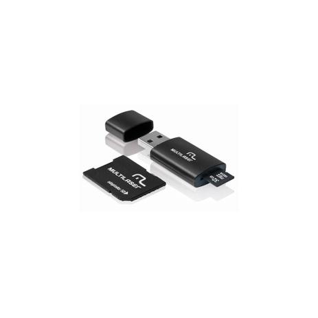 3x1: pendrive + adaptador sd + cartao de memoria classe 10 32gb - Multilaser Menor preço em 3x1: pendrive + adaptador sd + cartao de memoria classe 10 32gb - Multilaser