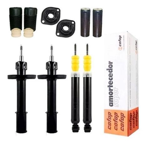 4 Amortecedor Dianteiro Traseiro Kit Coxim Batente Cofap Celta prisma corsa Wind, Wagon, Classic Menor preço em 4 Amortecedor Dianteiro Traseiro Kit Coxim Batente Cofap Celta prisma corsa Wind, Wagon, Classic