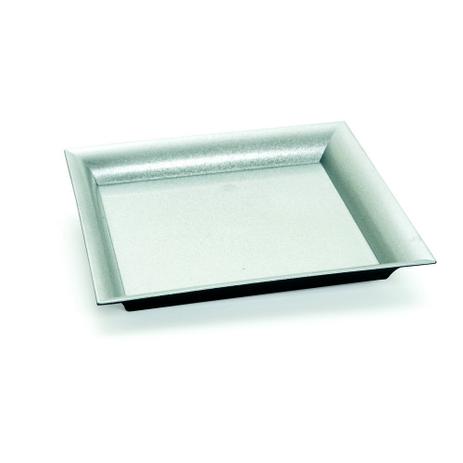 4 Bandejas Decorativas Quadrada Glitter Prata Dec. Festas - Cromus Menor preço em 4 Bandejas Decorativas Quadrada Glitter Prata Dec. Festas - Cromus
