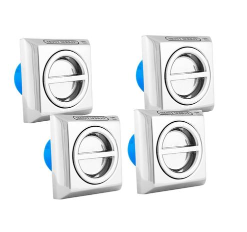 4 Dispositivos de Aspiração Inox Quadrado Encaixe 50mm Para Piscina Mont Serrat Menor preço em 4 Dispositivos de Aspiração Inox Quadrado Encaixe 50mm Para Piscina Mont Serrat