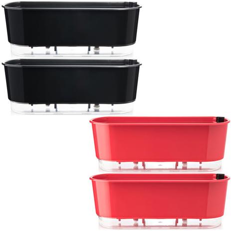 4 Jardineira Vaso Raiz Autoirrigável Auto Irrigável Pto Verm Menor preço em 4 Jardineira Vaso Raiz Autoirrigável Auto Irrigável Pto Verm
