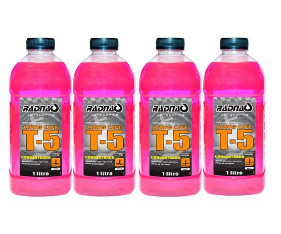 4 Lts Aditivo Radiador Rosa T5 Long Life Concentrado Radnaq Menor preço em 4 Lts Aditivo Radiador Rosa T5 Long Life Concentrado Radnaq
