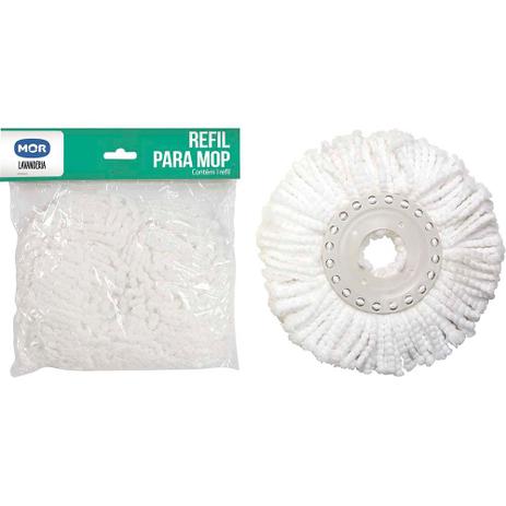 4 Refil Avulso Para Esfregão Vassoura Mop Pratica Mor Menor preço em 4 Refil Avulso Para Esfregão Vassoura Mop Pratica Mor