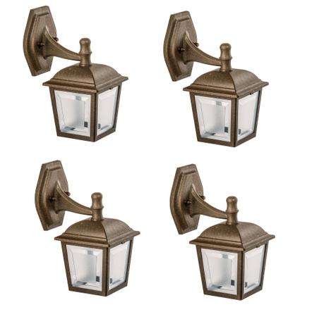 4 Un Arandela Externa Colonial termoplástico Marrom Imbuia AC985 - Acende A Luz Menor preço em 4 Un Arandela Externa Colonial termoplástico Marrom Imbuia AC985 - Acende A Luz