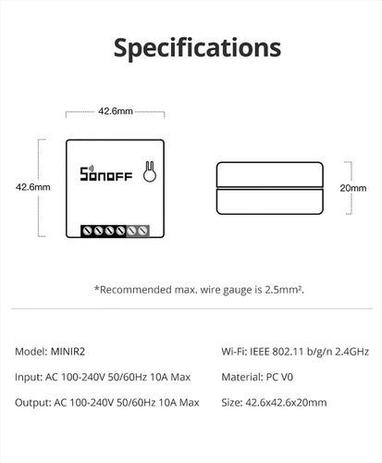 4 X Sonoff Mini R2 Interruptor Wi-fi Automação Residencial Menor preço em 4 X Sonoff Mini R2 Interruptor Wi-fi Automação Residencial