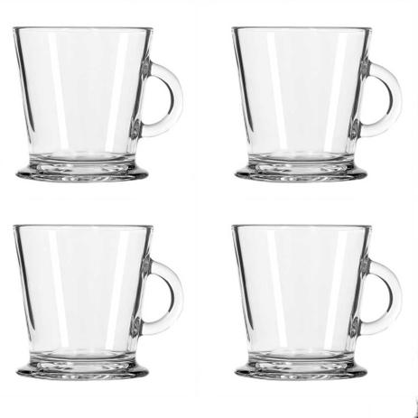 4 Xícaras de café Acapulco 180ml - Taça Caneca Nespresso - Crisal Menor preço em 4 Xícaras de café Acapulco 180ml - Taça Caneca Nespresso - Crisal