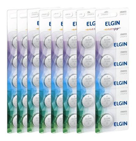 40 Baterias Pilhas Lithium Elgin Cr2032 08 Cartelas C/ 5 Un Menor preço em 40 Baterias Pilhas Lithium Elgin Cr2032 08 Cartelas C/ 5 Un