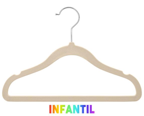 40 Unidades Cabides Aveludado Infantil Ultrafino Silk IKAZA Menor preço em 40 Unidades Cabides Aveludado Infantil Ultrafino Silk IKAZA