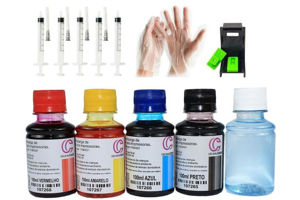 450Ml Kit Tinta Recarga Cartuchos Impressoras 664, 662, 901 - ORIGINAL COLOR Menor preço em 450Ml Kit Tinta Recarga Cartuchos Impressoras 664, 662, 901 - ORIGINAL COLOR
