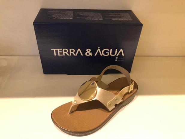 sandalia rasteira terra e agua