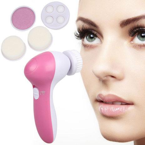 5 em 1 Massageador Facial Aparelho Esfoliação Orbital Derma Spa Esfoliante Limpeza Rosto - Dc Importação Menor preço em 5 em 1 Massageador Facial Aparelho Esfoliação Orbital Derma Spa Esfoliante Limpeza Rosto - Dc Importação