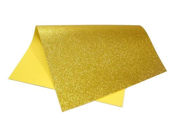 5 Folhas Eva 40x60cm E V A Dourado Gliter Ideal Para Trabalhos Manuais Escolares Lembrancinhas De Festas 125419 Biatex Eva Magazine Luiza