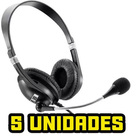 5 Fones para Ouvido Leve Fino Confortavel headset Microfone - Multilaser -  Headset com Fio - Magazine Luiza