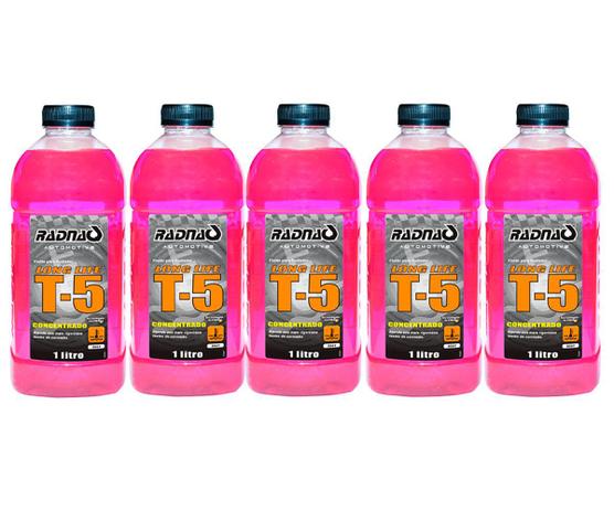 5 Lts Aditivo Radiador Rosa T5 Long Life Concentrado Radnaq Menor preço em 5 Lts Aditivo Radiador Rosa T5 Long Life Concentrado Radnaq