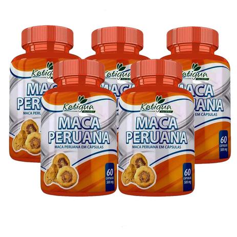 5 Maca Peruana 60 CápsCada 500 mg Katiguá Menor preço em 5 Maca Peruana 60 CápsCada 500 mg Katiguá