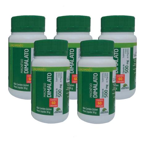 5 Magnésio Dimalato 500mg - 60 Capsulas Cada Medinal é boa?