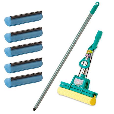 5 Refil Para Rodo Magico 28 Cm + 1 Rodo Sekito Bettanin - Vendasshop Utensilios De Limpeza Menor preço em 5 Refil Para Rodo Magico 28 Cm + 1 Rodo Sekito Bettanin - Vendasshop Utensilios De Limpeza