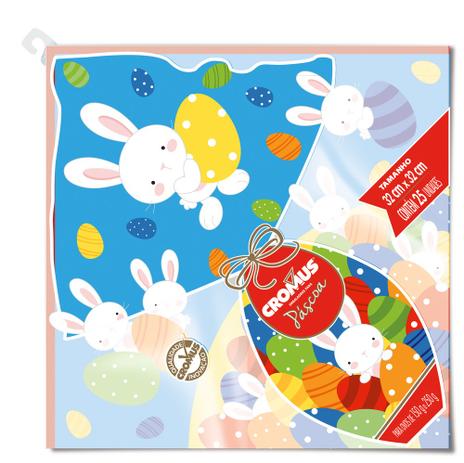5 Sacos P/Embalar Ovo Pascoa Coelhinhos 200G - Cromus pascoa Menor preço em 5 Sacos P/Embalar Ovo Pascoa Coelhinhos 200G - Cromus pascoa