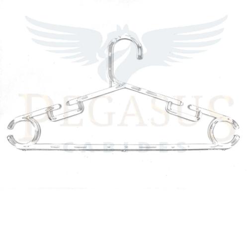 50 Cabides Duas Cavas Acrílico Transparente Entrega Imediata - Pegasus Cabides Menor preço em 50 Cabides Duas Cavas Acrílico Transparente Entrega Imediata - Pegasus Cabides