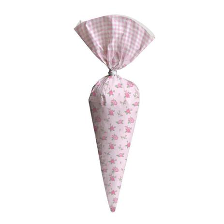 50 Embalagens P/Cone Flores Rosa 18X30Cm - Cromus Menor preço em 50 Embalagens P/Cone Flores Rosa 18X30Cm - Cromus