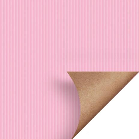 50 Embalagens Papel Kraft P/Presente 59X80Cm Canelado Rosa - Cromus Menor preço em 50 Embalagens Papel Kraft P/Presente 59X80Cm Canelado Rosa - Cromus