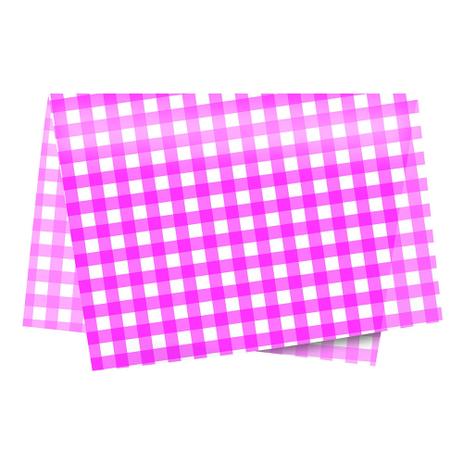50 Embalagens Papel Seda 49X69Cm Xadrez Pink - Cromus Menor preço em 50 Embalagens Papel Seda 49X69Cm Xadrez Pink - Cromus