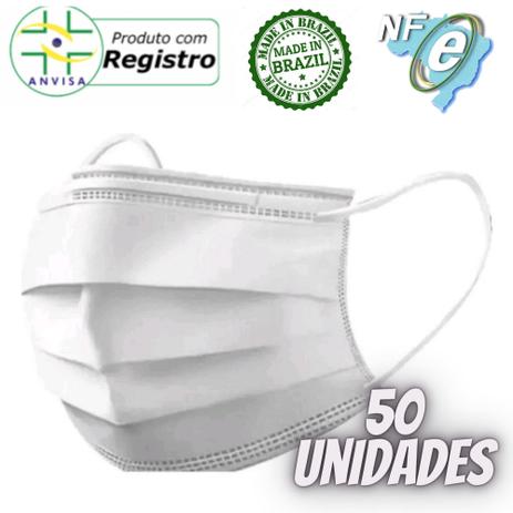 50 MÁSCARAS DESCARTÁVEIS TRIPLA com ANVISA - Descartável  é boa?