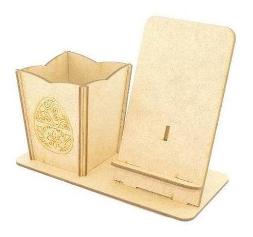 50 Suporte Celular Porta Canetas Lembrancinha Pascoa Maxdecor Decoracoes Pecas De Mdf Magazine Luiza
