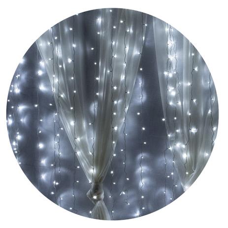500 LEDs Cortina Multi-Função Natal Branco Frio - Euroamerica Menor preço em 500 LEDs Cortina Multi-Função Natal Branco Frio - Euroamerica