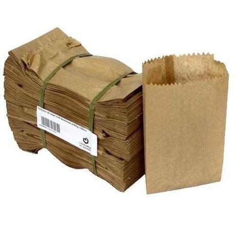 500 Saco De Papel Cereais Pardo Kraft 17x7x5,5cm - 1/4kg Menor preço em 500 Saco De Papel Cereais Pardo Kraft 17x7x5,5cm - 1/4kg