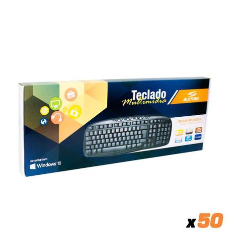 50X Teclado Sumay C/Fio Multimidia Preto Sm-Tm1303 Menor preço em 50X Teclado Sumay C/Fio Multimidia Preto Sm-Tm1303
