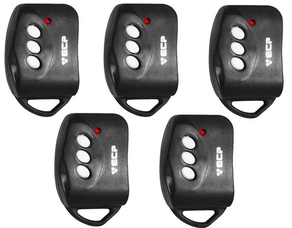 5pcs Controle Remoto Ecp Key Alarme Portão Eletrônico 433mhz Menor preço em 5pcs Controle Remoto Ecp Key Alarme Portão Eletrônico 433mhz