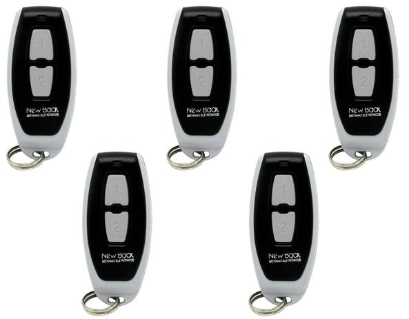 5pcs Controle Remoto Portão Automático New Back 433mhz Slim Chaveiro Menor preço em 5pcs Controle Remoto Portão Automático New Back 433mhz Slim Chaveiro