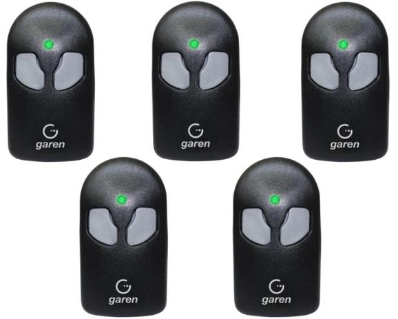 5pcs Controle Remoto Portão Garen Original 02 Botoes 433mhz Menor preço em 5pcs Controle Remoto Portão Garen Original 02 Botoes 433mhz