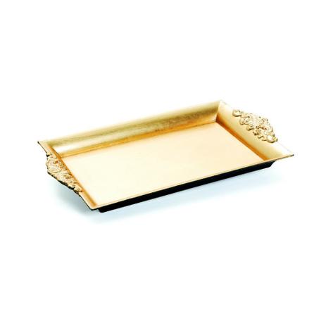 6 Bandejas Decorativas Provençal Dourado Dec. Festas - Cromus Menor preço em 6 Bandejas Decorativas Provençal Dourado Dec. Festas - Cromus