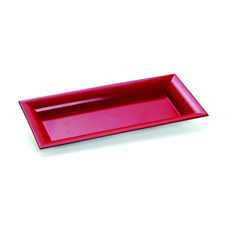 6 Bandejas Decorativas Retangular Vermelho Dec. Festas - Cromus Menor preço em 6 Bandejas Decorativas Retangular Vermelho Dec. Festas - Cromus