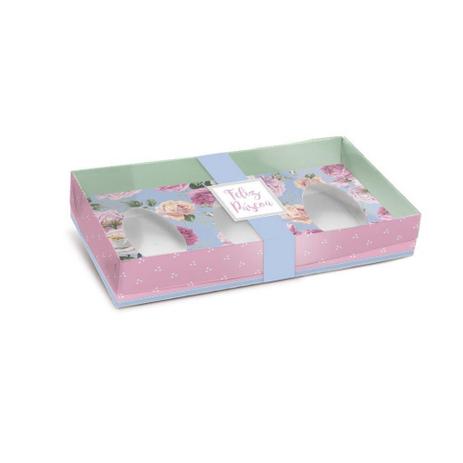 6 Caixa 3 Ovos De Colher Pascoa 50G Feliz Pascoa Floral Rosa - Cromus Menor preço em 6 Caixa 3 Ovos De Colher Pascoa 50G Feliz Pascoa Floral Rosa - Cromus