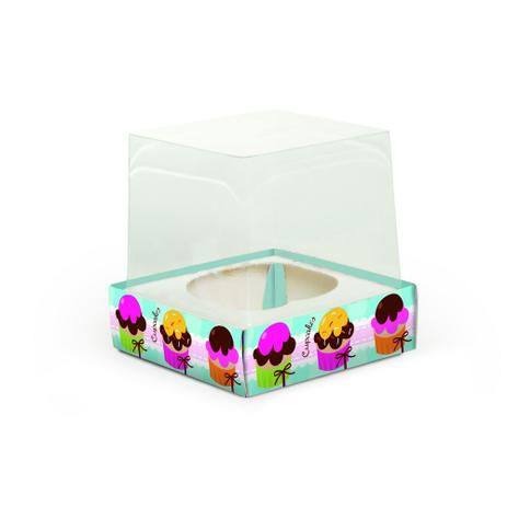 6 Caixas para Cupcake Mini com Visor Docinhos Decoração para Festas - Cromus é boa?