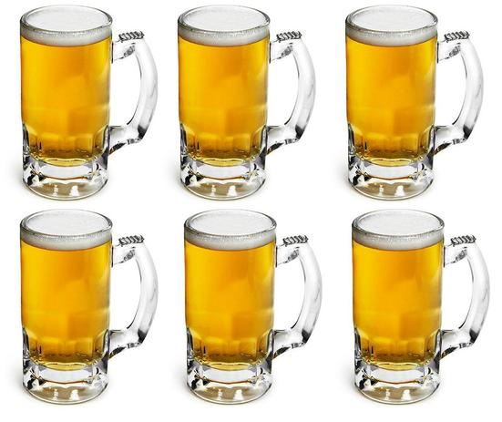 6 canecas de chopp de vidro Trigger 375ml - Libbey Menor preço em 6 canecas de chopp de vidro Trigger 375ml - Libbey